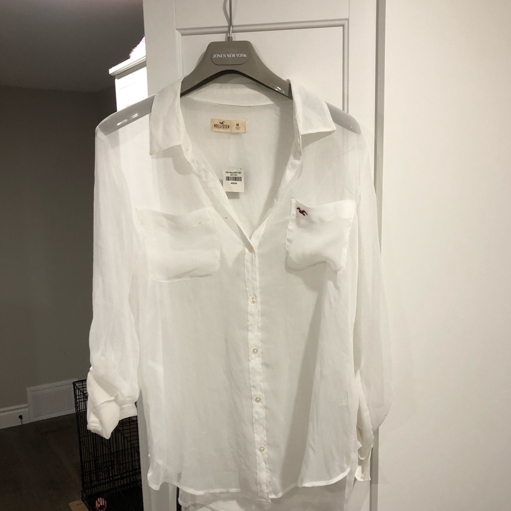 Hollister Sheer Long Sleeve